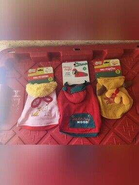 NWT Pet costume Bundle for small animals holiday Christmas